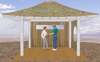 curved roof pavilion plans