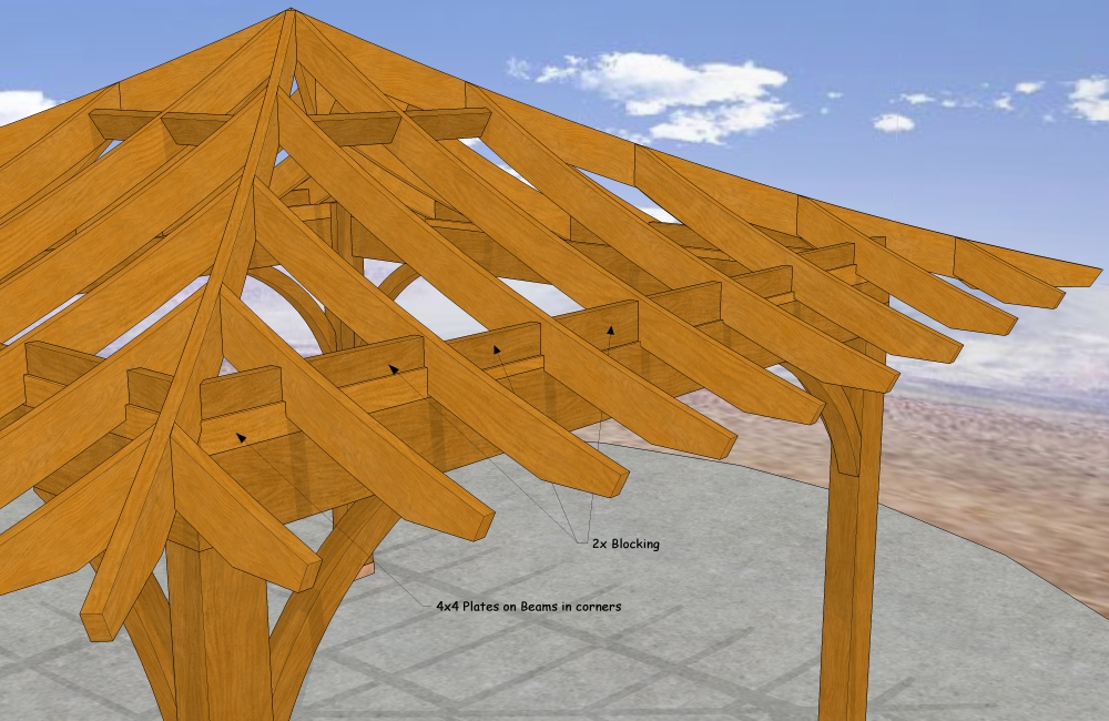 12' x 12' Draped Roof, one of my newest Designs. Available in Metric as a 3.66m x 3.66m.