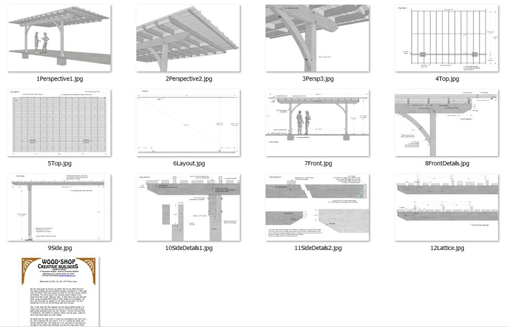 Patio Cover Plans And Designs, Drawing Plans For Patio Cover