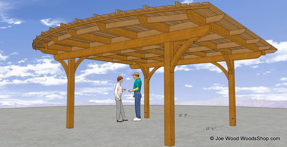 Curved Patio Cover Plans 3
