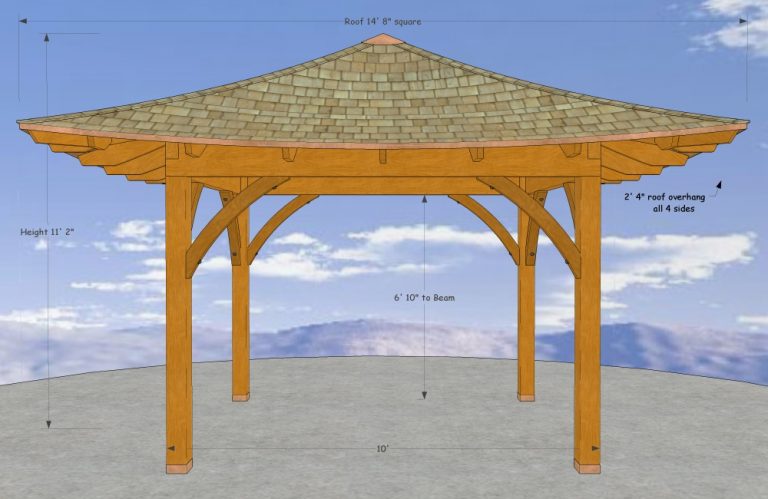 Pavilion Plans - Wood's Shop Creative Builders