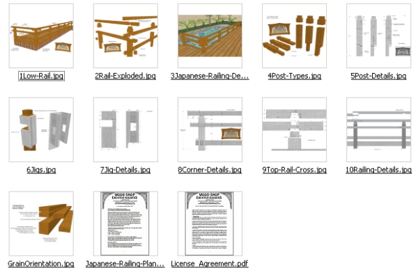 Japanese Deck Railing Plans 6