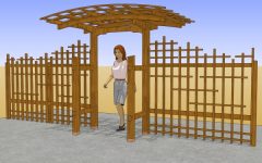 Curved Arbor Entry 4