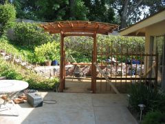 Curved Arbor Entry 30