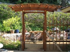 Curved Arbor Entry 35