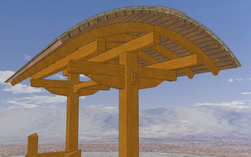 Japanese Roofed Entry Gate Plans 54