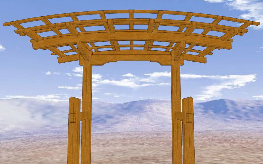 Curved Arbor Plans 4