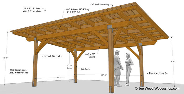 Patio Cover Plans And Designs, Blueprint Free Standing Patio Cover Plans