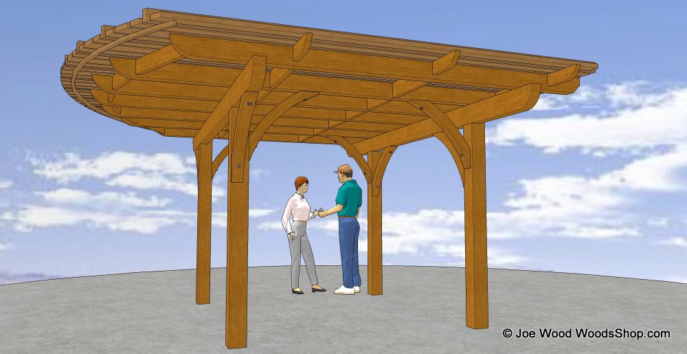 Curved Patio Cover Plans 6